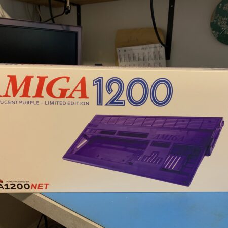 Amiga A1200 Translucent Purple Case